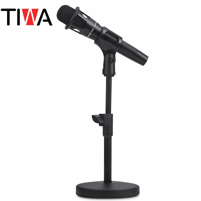 Free shipping Foldable table microphone stand height adjustable mic holder