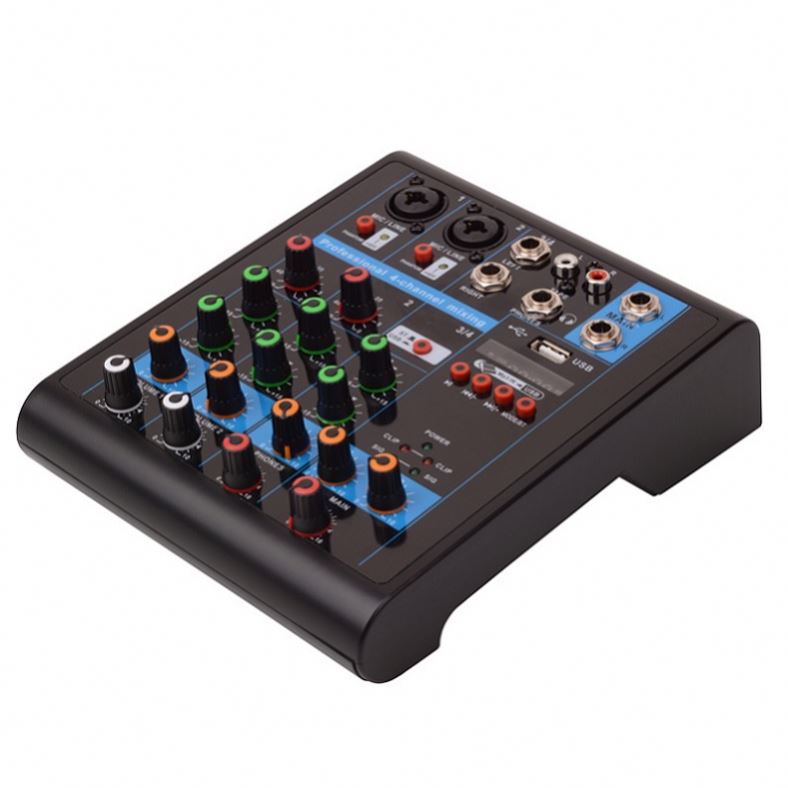 Best selling Professional Audio mixer 4 channel mixer console