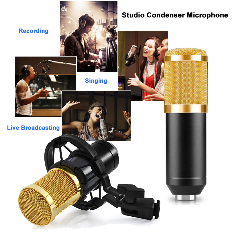 Bm800 Full Set Condenser Microphone studio kit