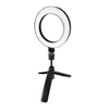 6inch Mini LED Desktop Ring Light Stepless Dimming With Tripod Stand USB Plug For Tiktok YouTube Video Live Photography