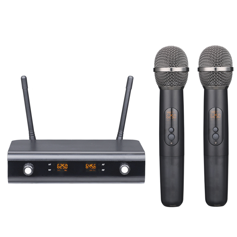 Tiwa 2 channel wireless microphone UHF with optional frequency